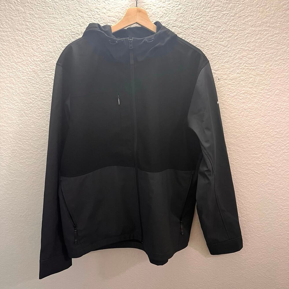 The North Face Castle Rock Softshell Jacket Hooded Gray Black Mens XL NF0A529R - Picture 6 of 14